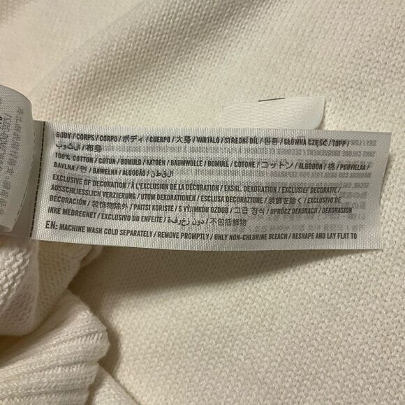 Hollister Mushroom Vest, Tank, Top, Sweater. Small. White - Picture 8 of 10